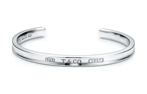 TIFFANY & CO. 925 Sterling Silver Bangles Unisex Silver