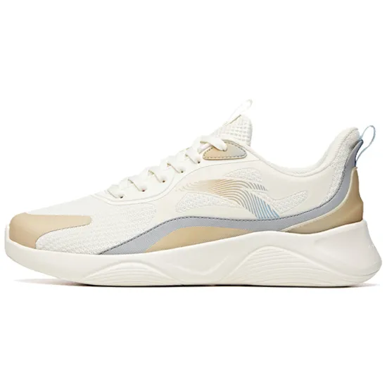 ANTA Lingyun Running Shoes Men Low-Top Malted Brown White