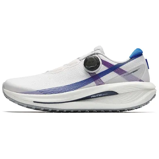ANTA Champion All-Weather Series Running Shoes Men Low-Top Pure White/Sea Calm Blue