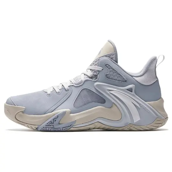 Anta Airspace 4 Anti Slip Wear Resistant Low Top Basketball Shoes Men's Blue
