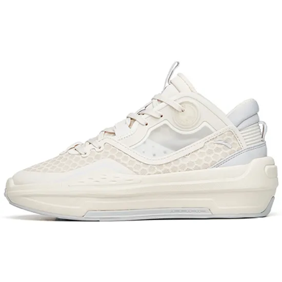 Anta C37 2.0 Lightweight And Breathable Mid Top Skateboard Shoes Women's White Gray