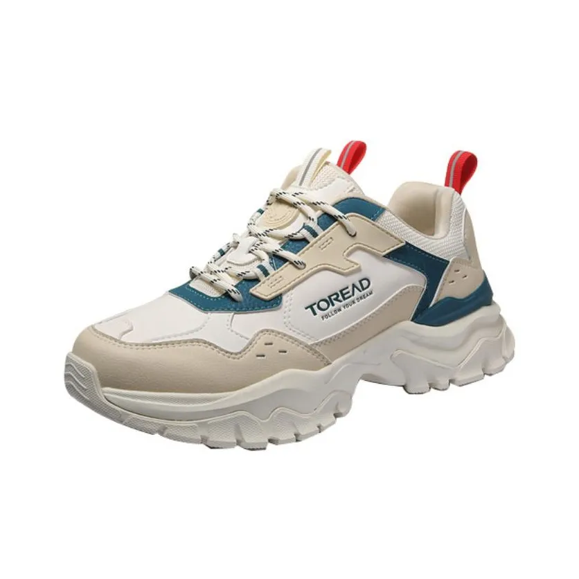 TOREAD Running Shoes Unisex Low Top White/Black