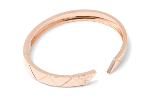 PRADA 18K Rose Gold Bangles Women's Rose Gold