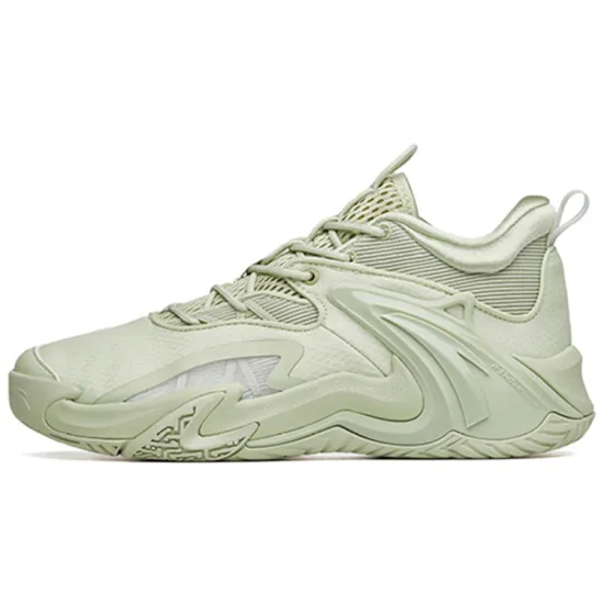 ANTA Airspace 3 Basketball Shoes Men Low-Top Ice Screw Green