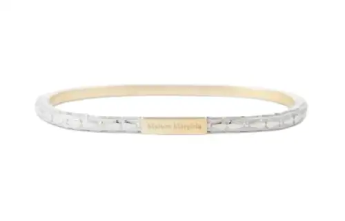 Maison Margiela Brass Bangles Men's Silver