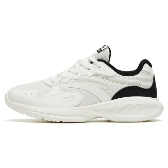 ANTA Nebula Running Shoes Women's Low-Top Ivory White Black