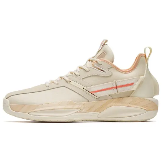 ANTA GH3 Basketball Shoes Men Low-Top Flesh Pink Orange