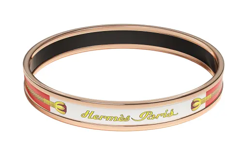 HERMES Bangles Women's Rose Gold