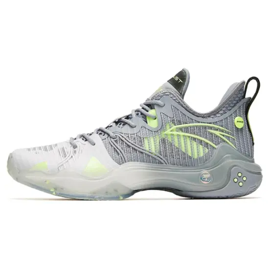 ANTA Frenzy 4 Pro Basketball Shoes Men Low-Top Gray White