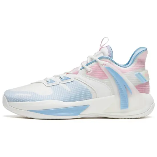 ANTA Swoosh 2.0 Basketball Shoes Men Low-Top Blue With White Lettering