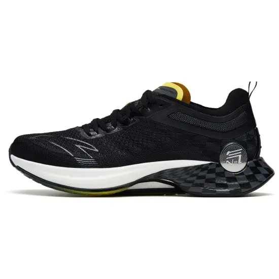 ANTA Mach Pro Running Shoes Men Low-Top Black Gray