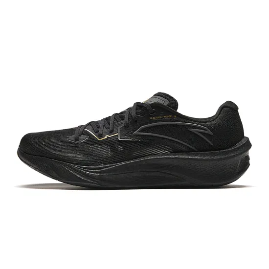 ANTA Asphalt Road Fighter 2.0 Running Shoes Men Low-Top Black/Gold