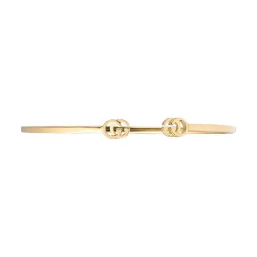 GUCCI GG Running Bangles Unisex Gold