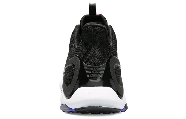 PEAK Fabric Rebound Cushioning Lightweight Abrasion Resistant Low top Running Shoes Men’s Black White