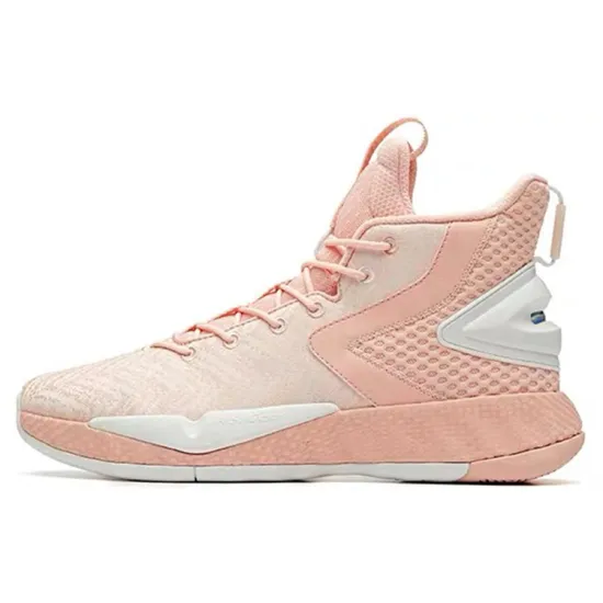 ANTA Crazy 3 Basketball Shoes Men High-Top Pink
