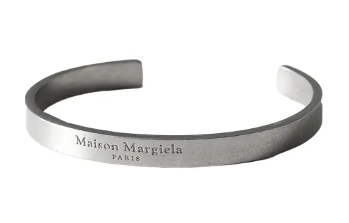Maison Margiela Logo-engraved Cuff Bracelet