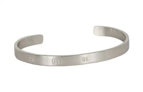 Maison Margiela 925 Sterling Silver Bangles Unisex Silver