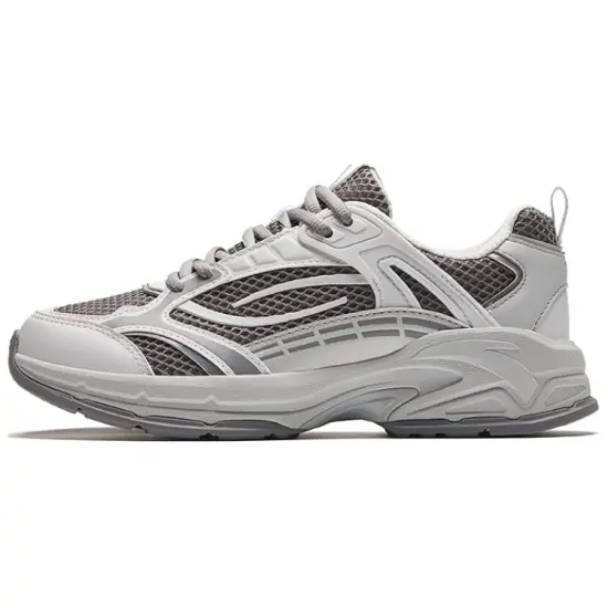 ANTA Millennium Glacier Chunky Sneakers Women's Low-Top Gray