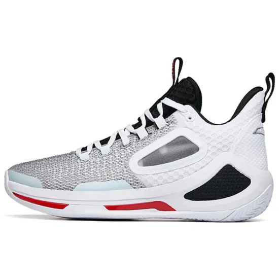ANTA Alien 3 Basketball Shoes Men Mid-Top ANTA White/Black