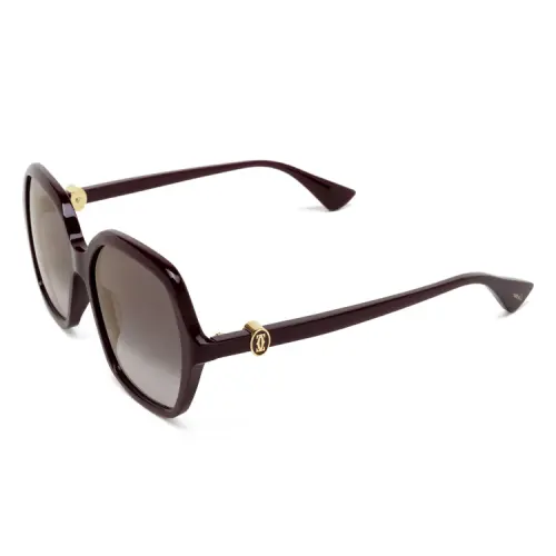 Cartier Geometric Frame Sunglasses