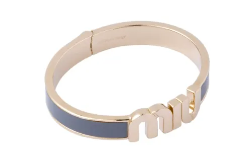 MIU MIU Metal Bangles Women's Blue