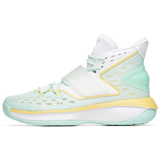 ANTA KT Ice Basketball Shoes Men High Top Porcelain Green/ANTA White/Light Yellow