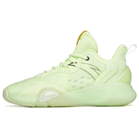 ANTA Bubble Bomb Basketball Shoes Men Low-Top Sprout Green