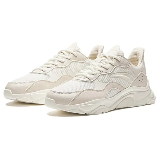 ANTA Little Millennium Casual Shoes Men Low-Top Gray White