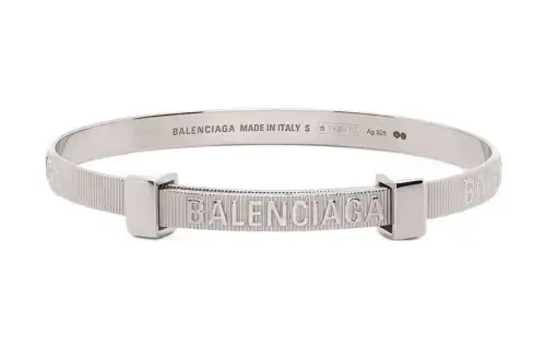 Balenciaga Logo Hoop Bracelet