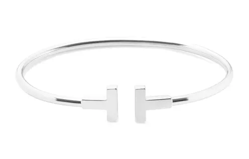 TIFFANY & CO. 18K White Gold Bangles Unisex