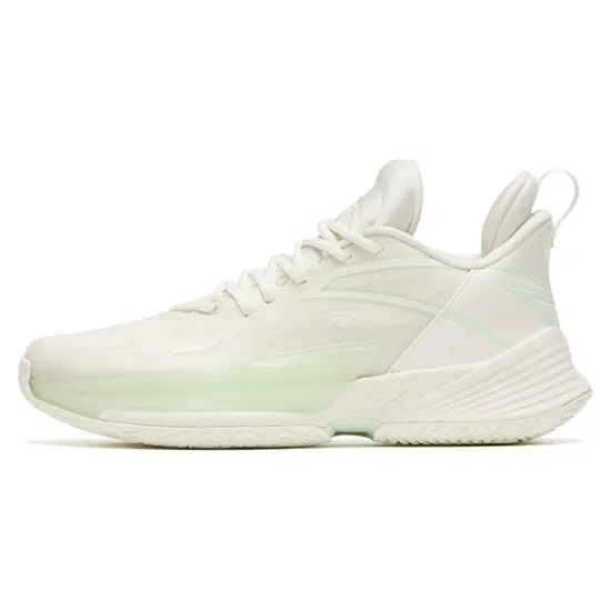 ANTA Light Horseman 3 Basketball Shoes Men Low-Top Jade Rabbit/White