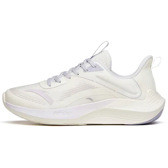 Anta DuCi1 Cushioned Slip Resistant Abrasion Resistant Low Top A shock Casual Running Shoes Women's White Purple Gray