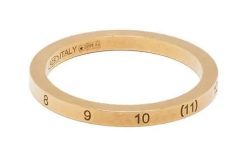 Maison Margiela Numerical semi-polished ring