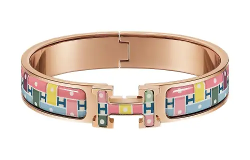 HERMES Clic H Metal Bangles Women's