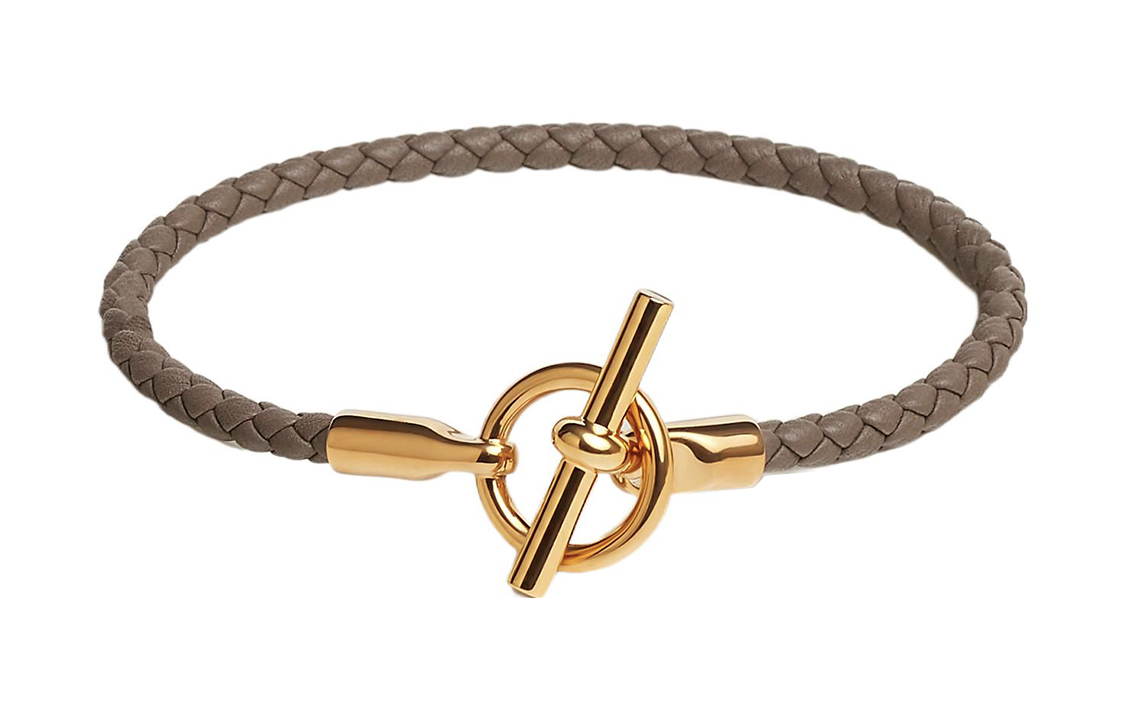 HERMES Glenan Bangles Women's Brown