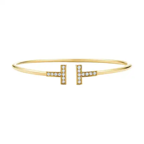 Tiffany & CO. 2010s T-wire diamond bracelet