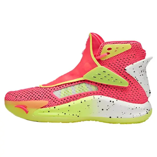 Anta KT5 Thompson Anti Slip Wear Resistant High Top Basketball Shoes Men's Pink
