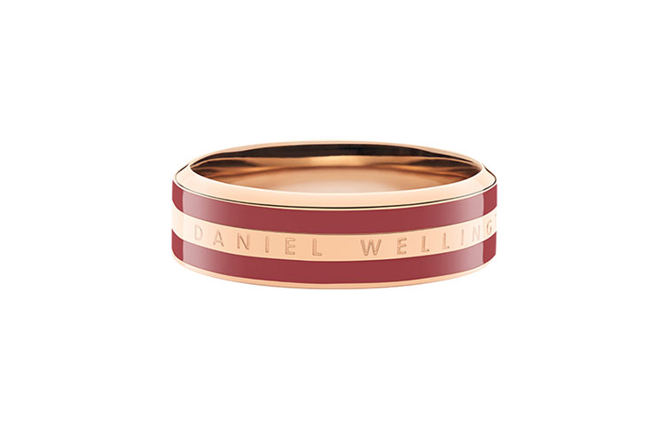 Daniel Wellington Daniel Wellington New Year red, prosperous, good luck, light luxury, high-end ring, red enamel alloy ring, same style for men and women, couple model