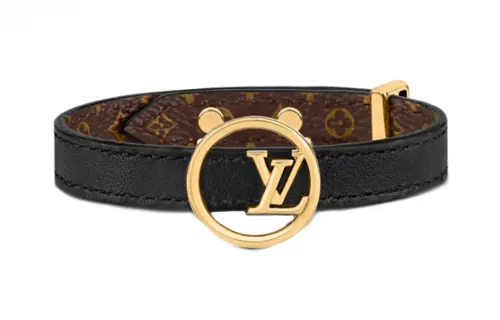 LOUIS VUITTON Eclipse Wristbands Unisex Black