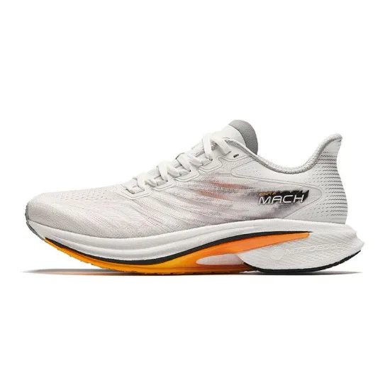 ANTA MACH Mach 4.0 Running Shoes Men Low-Top White Yellow Gray
