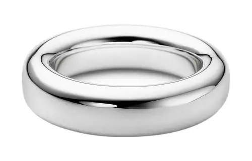 TIFFANY & CO. Solid Color Bangles Unisex Silver
