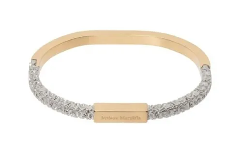 Maison Margiela Brass Bangles Men's Gold/Silver
