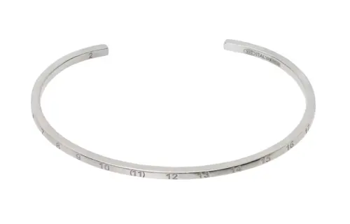 Maison Margiela Sterling Silver Bangles Men's Silver