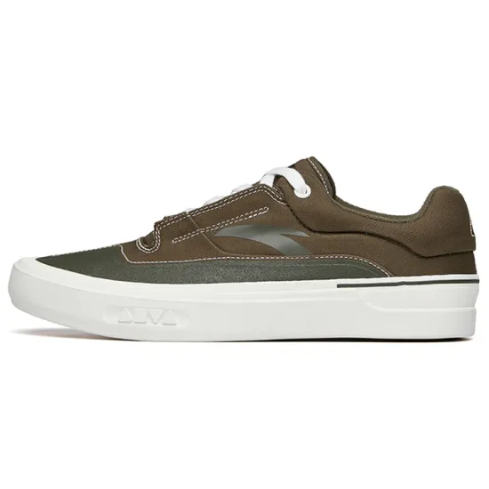 ANTA Ao Li Skateboard Shoes Men Low-Top Army Green