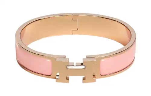 HERMES Clic H Enamel Bangles Women's