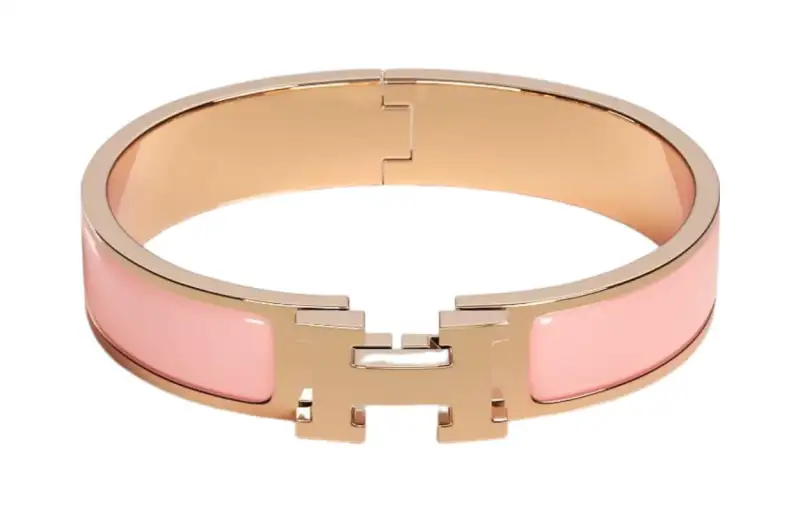 HERMES Clic H Enamel Bangles Women's