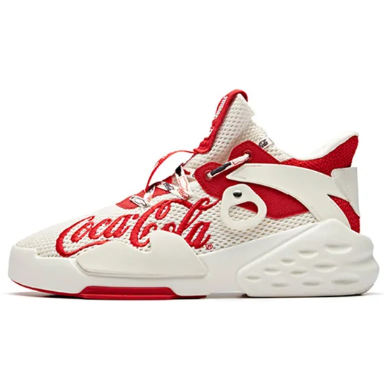 ANTA Bastard Casual Shoes Men Mid-Top Red White