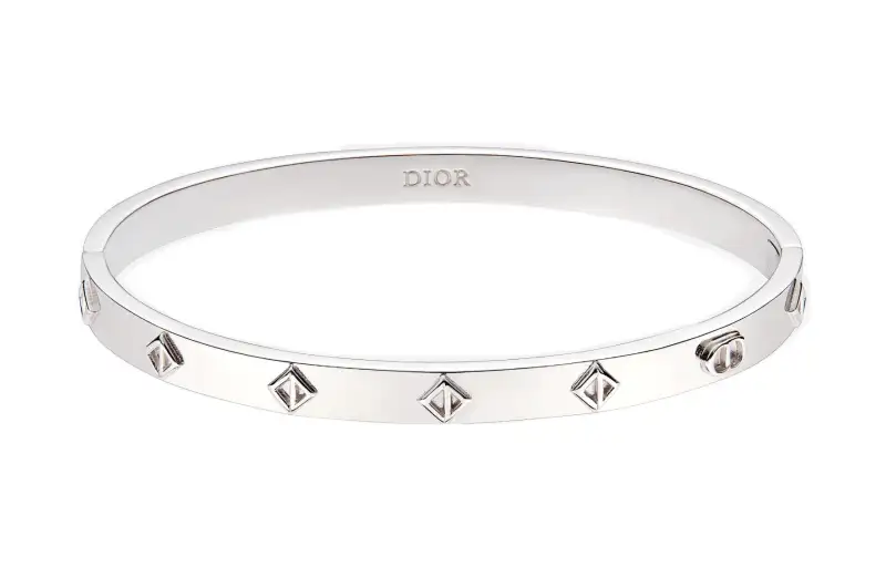 DIOR Cd Diamond Bangle Bracelet