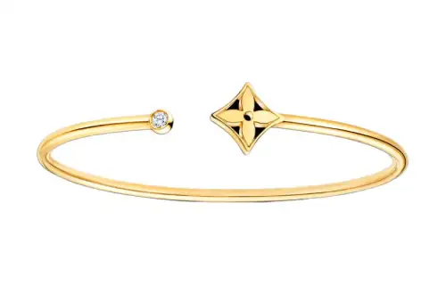 Oui Vuitton Idylle Blossom Twist Bracelet Yellow Gold
