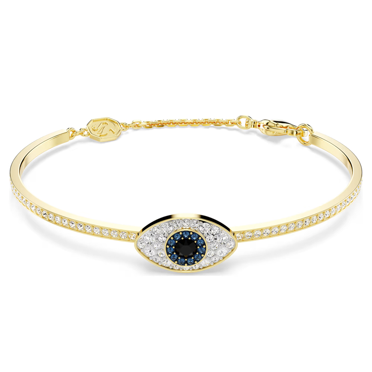 Женский браслет Swarovski (золотые)
